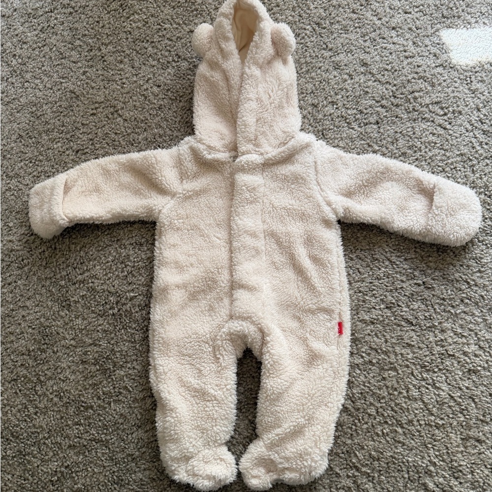Fleece Baby Footie Bear Snowsuit